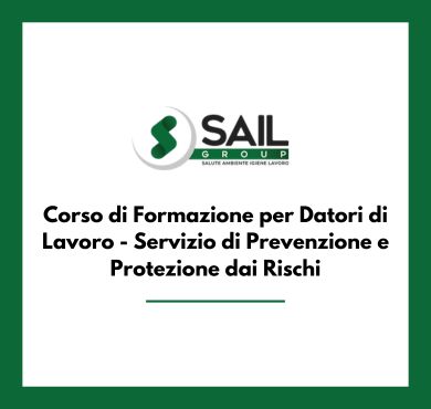 Corso di Formazione per Datori di Lavoro - Servizio di Prevenzione e Protezione dai Rischi puglia